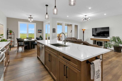 79 Vincent Crescent, Olds, AB - Indoor Photo Showing Kitchen With Double Sink