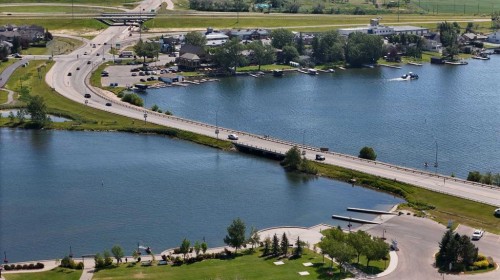 236-300 Marina Drive, Chestermere, AB - Outdoor With Body Of Water With View