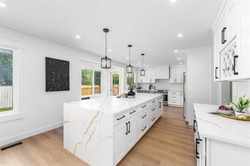 28 Sunlake Circle Se, Calgary, AB - Indoor Photo Showing Kitchen With Upgraded Kitchen