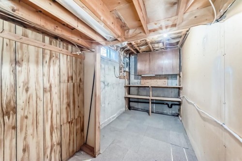 404 Acacia Drive Se, Airdrie, AB - Indoor Photo Showing Basement