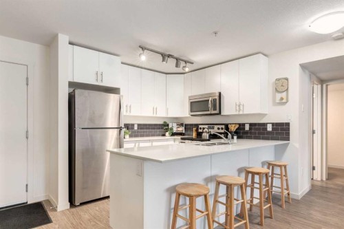 2109-181 Skyview Ranch Manor Ne, Calgary, AB - Indoor Photo Showing Kitchen With Stainless Steel Kitchen
