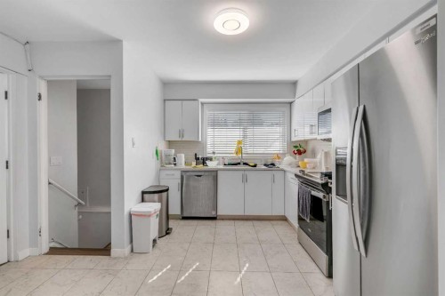52 Fay Road Se, Calgary, AB - Indoor Photo Showing Kitchen With Stainless Steel Kitchen