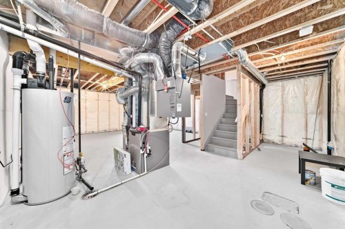 176 Savanna Lane Ne, Calgary, AB - Indoor Photo Showing Basement