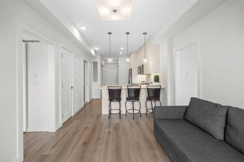 2403-76 Cornerstone Passage Ne, Calgary, AB - Indoor Photo Showing Living Room