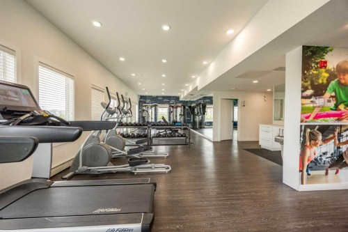 2403-76 Cornerstone Passage Ne, Calgary, AB - Indoor Photo Showing Gym Room