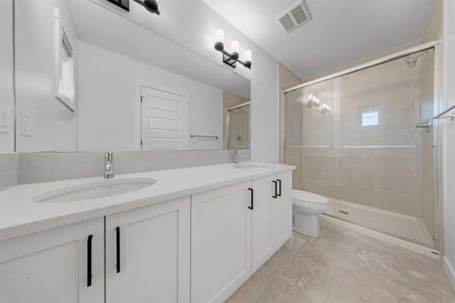 834 Bayview Terrace Sw, Airdrie, AB - Indoor Photo Showing Bathroom