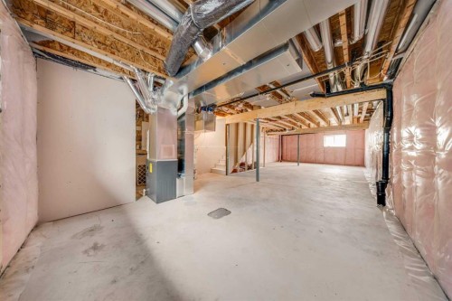 834 Bayview Terrace Sw, Airdrie, AB - Indoor Photo Showing Basement