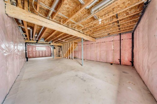 834 Bayview Terrace Sw, Airdrie, AB - Indoor Photo Showing Basement