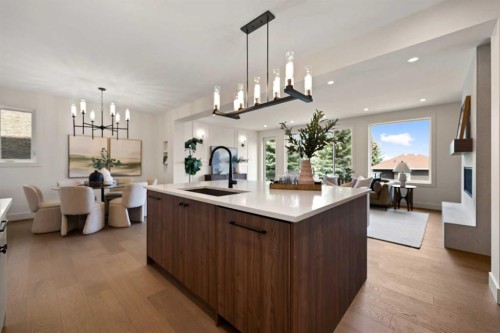 52 Patterson Rise Sw, Calgary, AB - Indoor Photo Showing Kitchen With Upgraded Kitchen