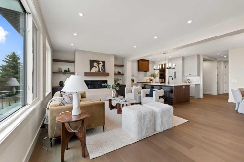 52 Patterson Rise Sw, Calgary, AB - Indoor Photo Showing Living Room