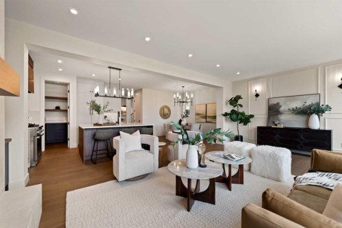 52 Patterson Rise Sw, Calgary, AB - Indoor Photo Showing Living Room
