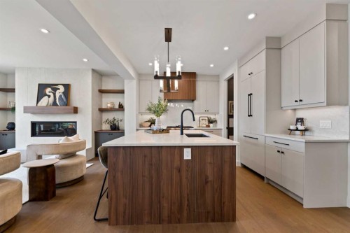 52 Patterson Rise Sw, Calgary, AB - Indoor Photo Showing Kitchen With Upgraded Kitchen