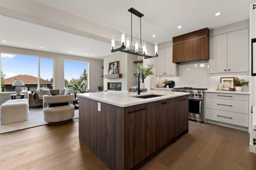 52 Patterson Rise Sw, Calgary, AB - Indoor Photo Showing Kitchen With Upgraded Kitchen