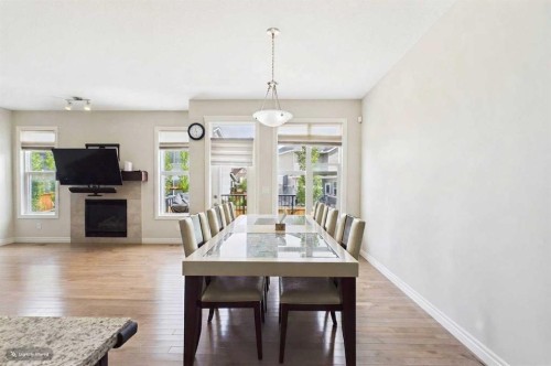 66 Nolanhurst Way Nw, Calgary, AB - Indoor With Fireplace