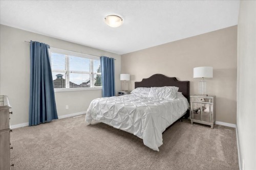 195 Mahogany Passage Se, Calgary, AB - Indoor Photo Showing Bedroom