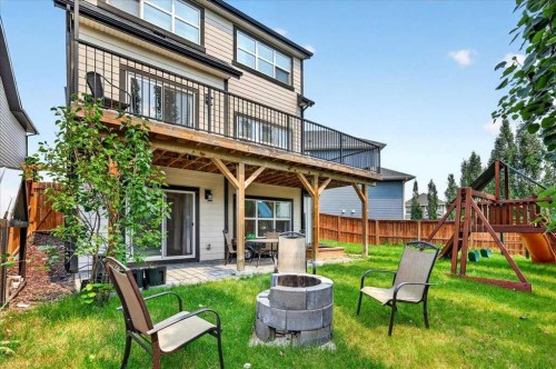 195 Mahogany Passage Se, Calgary, AB - Outdoor With Deck Patio Veranda