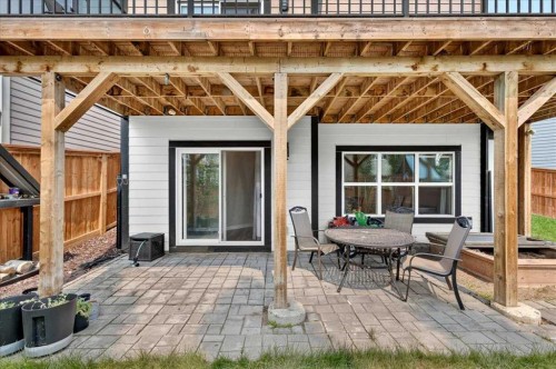 195 Mahogany Passage Se, Calgary, AB - Outdoor With Deck Patio Veranda With Exterior