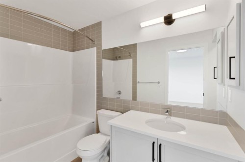 65 Lewiston Street Ne, Calgary, AB - Indoor Photo Showing Bathroom