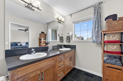 218 River Heights Green, Cochrane, AB - Indoor Photo Showing Bathroom