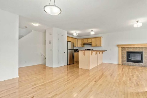 280 Panora Close Nw, Calgary, AB - Indoor With Fireplace