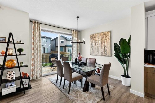 43 Hotchkiss Row Se, Calgary, AB - Indoor Photo Showing Dining Room