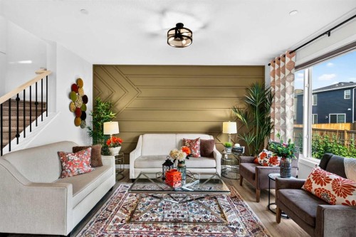 43 Hotchkiss Row Se, Calgary, AB -  Photo Showing Living Room