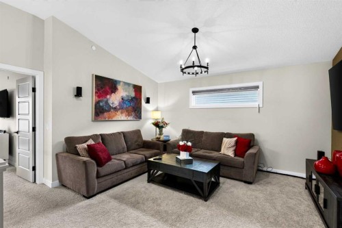 43 Hotchkiss Row Se, Calgary, AB - Indoor Photo Showing Living Room