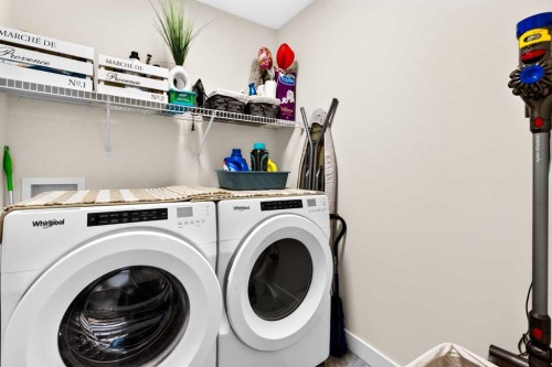 43 Hotchkiss Row Se, Calgary, AB - Indoor Photo Showing Laundry Room