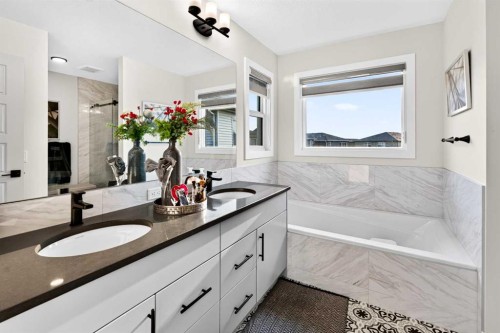43 Hotchkiss Row Se, Calgary, AB - Indoor Photo Showing Bathroom