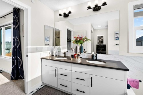 43 Hotchkiss Row Se, Calgary, AB - Indoor Photo Showing Bathroom