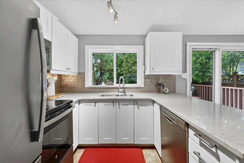 1123 48 Avenue Nw, Calgary, AB - Indoor Photo Showing Kitchen With Double Sink