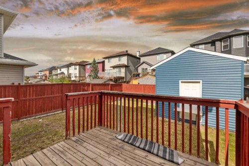 124 Saddlecrest Boulevard Ne, Calgary, AB - Outdoor With Deck Patio Veranda With Exterior