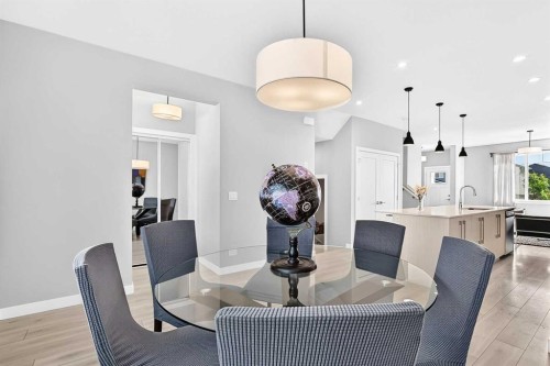 197 Chelsea Drive, Chestermere, AB - Indoor Photo Showing Dining Room