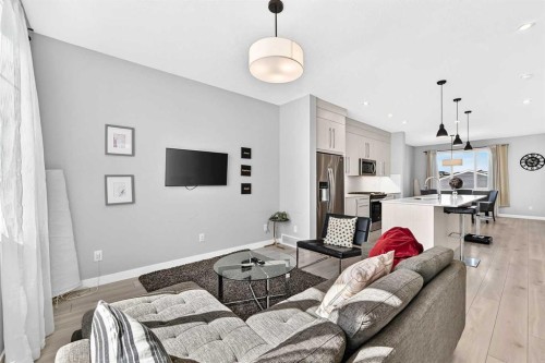 197 Chelsea Drive, Chestermere, AB - Indoor Photo Showing Living Room