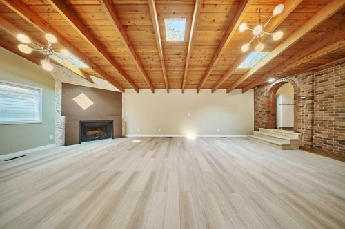 4820 49 Avenue Nw, Calgary, AB - Indoor With Fireplace