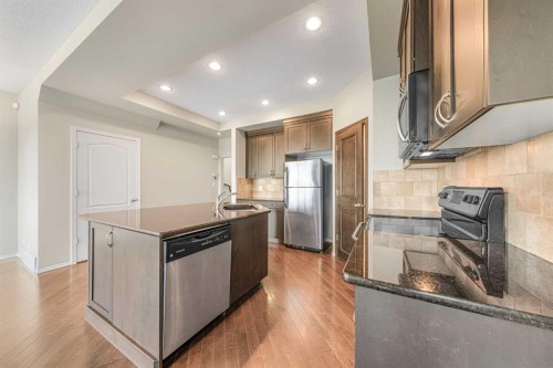 48 Panatella Common Nw, Calgary, AB - Indoor Photo Showing Kitchen With Stainless Steel Kitchen