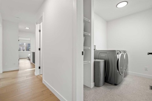 389 Crimson Ridge Place Nw, Calgary, AB - Indoor Photo Showing Laundry Room