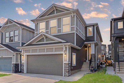 389 Crimson Ridge Place Nw, Calgary, AB - Outdoor With Facade
