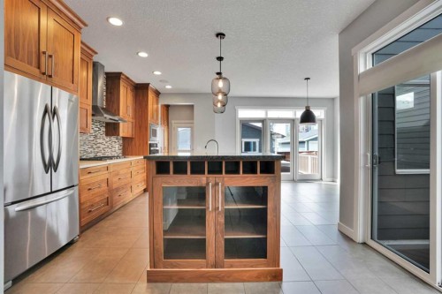 145 Marquis Common Se, Calgary, AB - Indoor Photo Showing Kitchen With Upgraded Kitchen