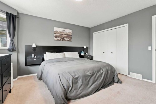61 Mt Aberdeen Circle Se, Calgary, AB - Indoor Photo Showing Bedroom