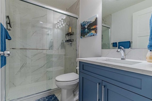 61 Mt Aberdeen Circle Se, Calgary, AB - Indoor Photo Showing Bathroom