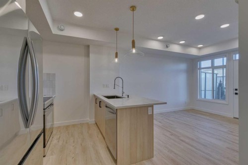 51-10 Sage Meadows Landing Nw, Calgary, AB - Indoor Photo Showing Kitchen With Upgraded Kitchen