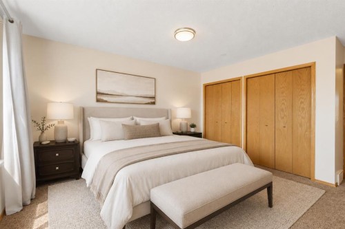 136 Harvest Hills Drive Ne, Calgary, AB - Indoor Photo Showing Bedroom