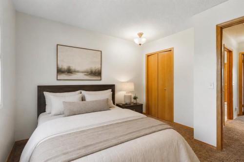136 Harvest Hills Drive Ne, Calgary, AB - Indoor Photo Showing Bedroom