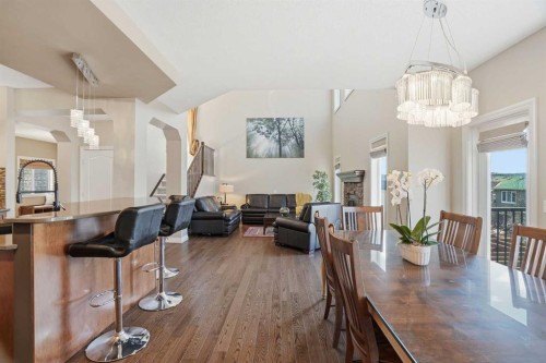 133 Aspen Stone Road Sw, Calgary, AB - Indoor Photo Showing Dining Room