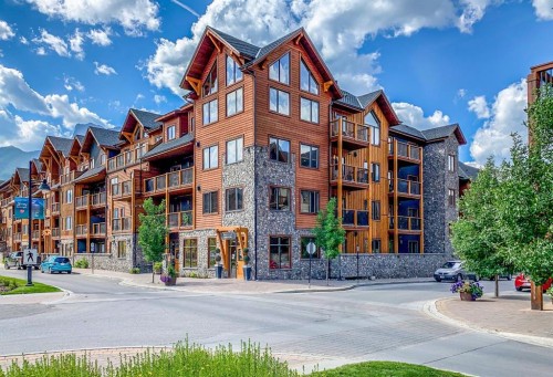 209-707 Spring Creek Drive, Canmore, AB - Outdoor With Facade