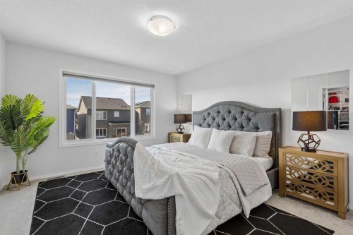 159 Belmont Terrace Sw, Calgary, AB - Indoor Photo Showing Bedroom