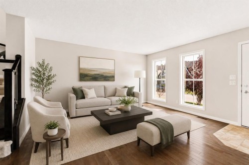 59 Elgin Meadows Park Se, Calgary, AB - Indoor Photo Showing Living Room