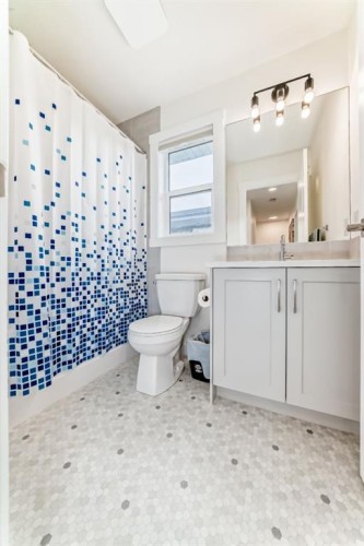 109-525 River Heights Drive, Cochrane, AB - Indoor Photo Showing Bathroom