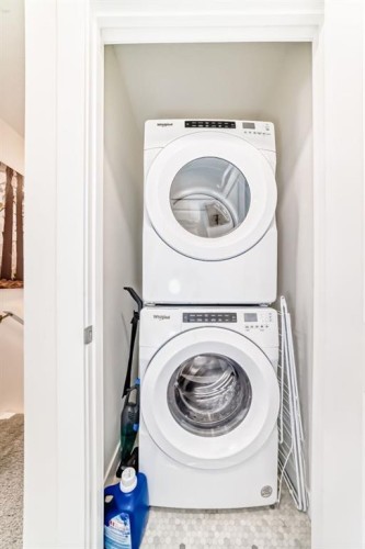 109-525 River Heights Drive, Cochrane, AB - Indoor Photo Showing Laundry Room